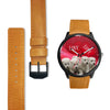 Central Asian Shepherd Puppies Print Wrist Watch