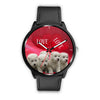 Central Asian Shepherd Puppies Print Wrist Watch