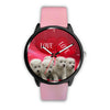 Central Asian Shepherd Puppies Print Wrist Watch