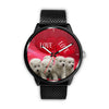 Central Asian Shepherd Puppies Print Wrist Watch