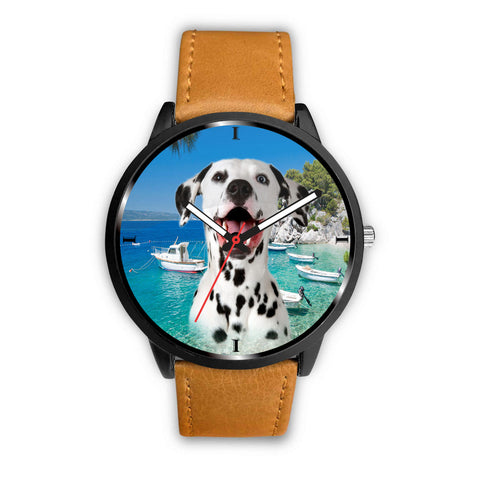 Lovely Dalmatian Dog Print Wrist Watch