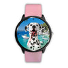 Lovely Dalmatian Dog Print Wrist Watch