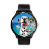 Lovely Dalmatian Dog Print Wrist Watch