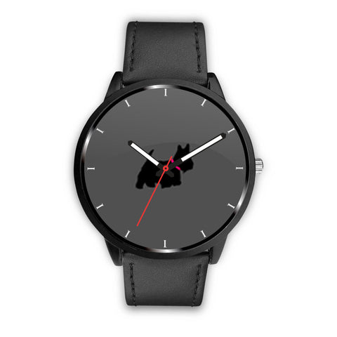 Scottish Terrier Dog Print Wrist Watch