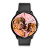 Cute Bordeaux Mastiff Print Wrist Watch