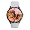 Cute Bordeaux Mastiff Print Wrist Watch
