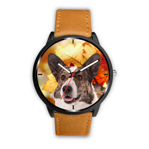 Cardigan Welsh Corgi Print Wrist Watch