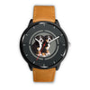 Greater Swiss Mountain Puppies Print Wrist Watch