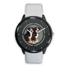 Greater Swiss Mountain Puppies Print Wrist Watch