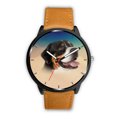 Amazing Greater Swiss Mountain dog Print Wrist Watch