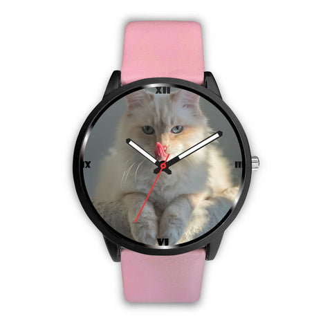 Lovely Birman Cat Smiling Print Wrist Watch