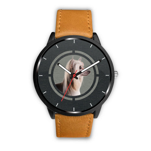 Chinese Crested Dog Print Wrist Watch