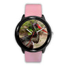 Black Stork Bird Print Wrist Watch