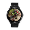 Black Stork Bird Print Wrist Watch