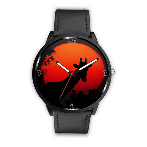 Giraffe Shadow Print Wrist Watch