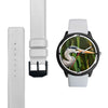 Grey Heron Bird Print Wrist Watch