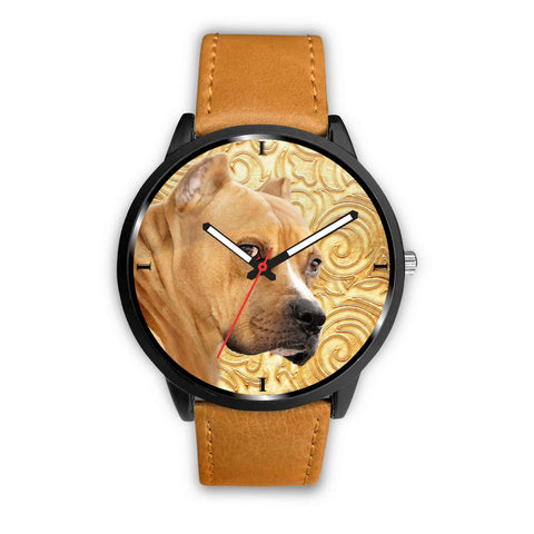 American Staffordshire Terrier Print Wrist Watch