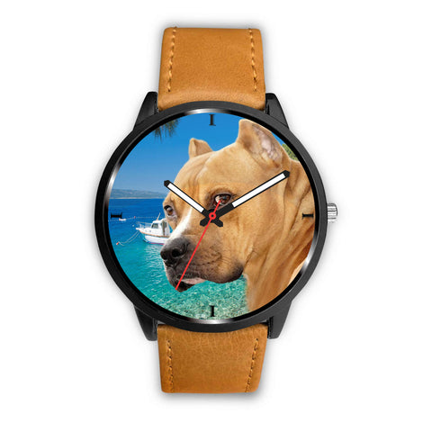 Amazing Amstaff Dog Print Wrist Watch