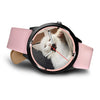 Smiling Turkish Angora Cat Print Wrist Watch