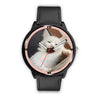 Smiling Turkish Angora Cat Print Wrist Watch