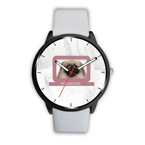 Pekingese Print Wrist Watch