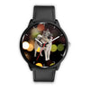 Amazing Norwegian Elkhound Print Wrist Watch