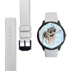 Norwegian Elkhound dog Print Wrist Watch