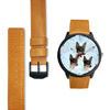 Toy Fox Terrier Print Wrist Watch