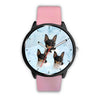 Toy Fox Terrier Print Wrist Watch