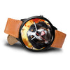 Cute Bernese Mountain Dog Print Wrist Watch