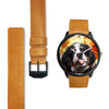Cute Bernese Mountain Dog Print Wrist Watch