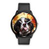 Cute Bernese Mountain Dog Print Wrist Watch