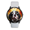 Cute Bernese Mountain Dog Print Wrist Watch