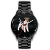 Wire Fox Terrier Print Wrist Watch