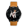 Wire Fox Terrier Print Wrist Watch