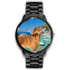 Cute Finnish Spitz Dog Print Wrist Watch