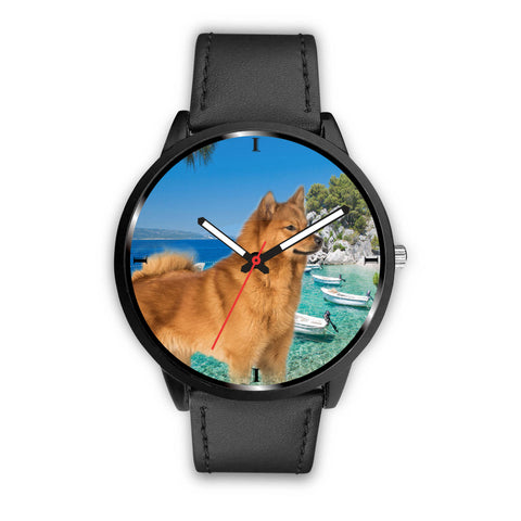 Cute Finnish Spitz Dog Print Wrist Watch