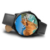 Cute Finnish Spitz Dog Print Wrist Watch