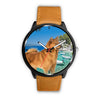 Cute Finnish Spitz Dog Print Wrist Watch