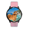 Cute Finnish Spitz Dog Print Wrist Watch