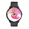 Cute Norwich Terrier with Love Print Wrist Watch
