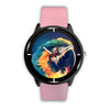 Blue and Yellow Macaw Parrot Vector Art Print Wrist Watch