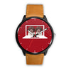 Lagotto Romagnolo dog Print On Red Wrist Watch