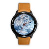 Lion Snowy Print Wrist Watch