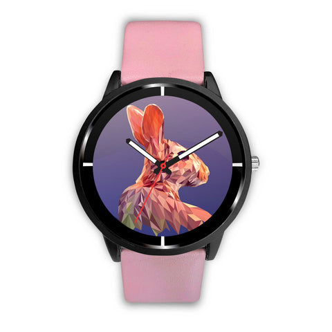 Rabbit Vector Art Print Wrist Watch