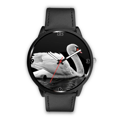 Lovely Swan Print Wrist Watch