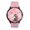 Labradoodle On Pink Print Wrist Watch