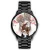 Miniature American Shepherd Print Wrist Watch