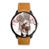 Miniature American Shepherd Print Wrist Watch