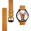 Pharaoh Hound Dog Print Wrist Watch